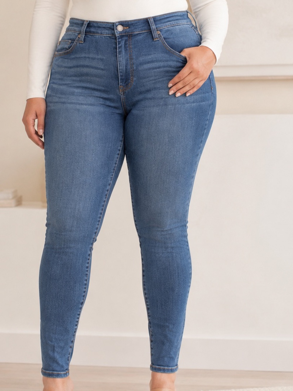 Liverpool Abby Skinny High Performance Eco Denim Jeans 12/31 NWT